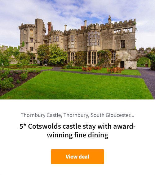 Romantic Cotswolds castle stay with award-winning fine dining