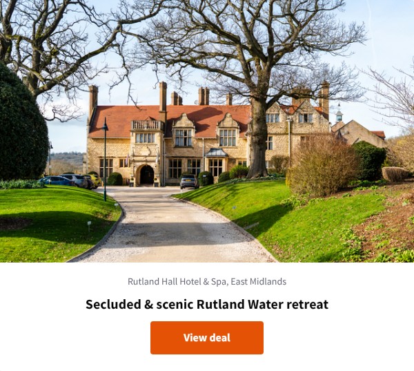 Secluded &amp; scenic Rutland Water retreat