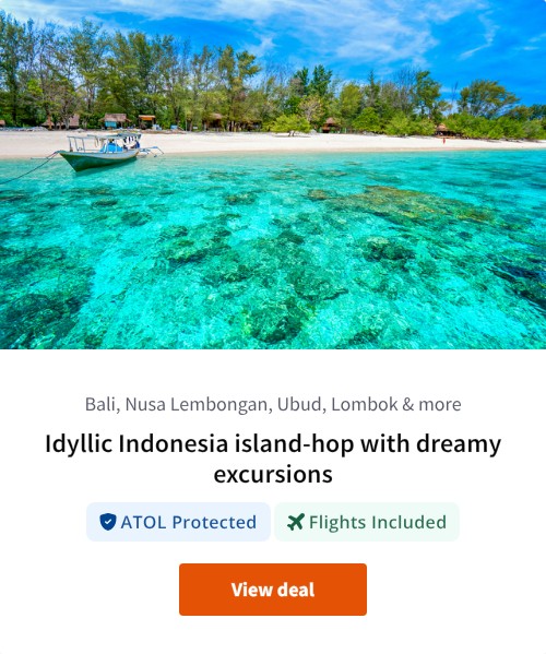 Idyllic Indonesia island-hop with dreamy excursions