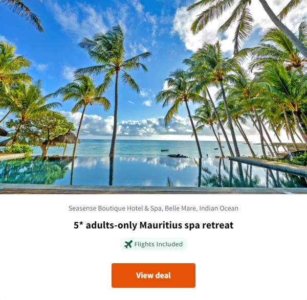 5* adults-only Mauritius spa retreat