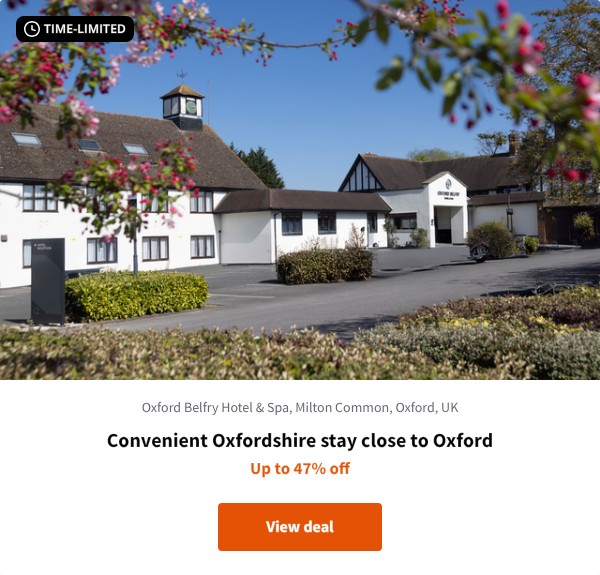 Convenient Oxfordshire stay close to Oxford