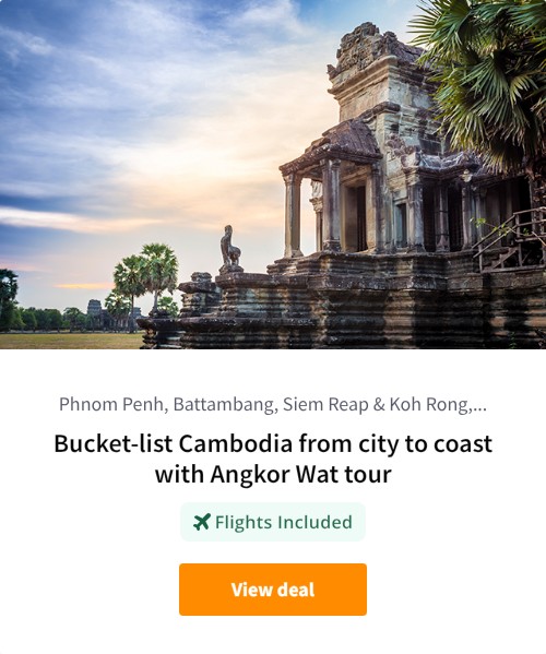 Bucket-list Cambodia from city to coast with Angkor Wat tour