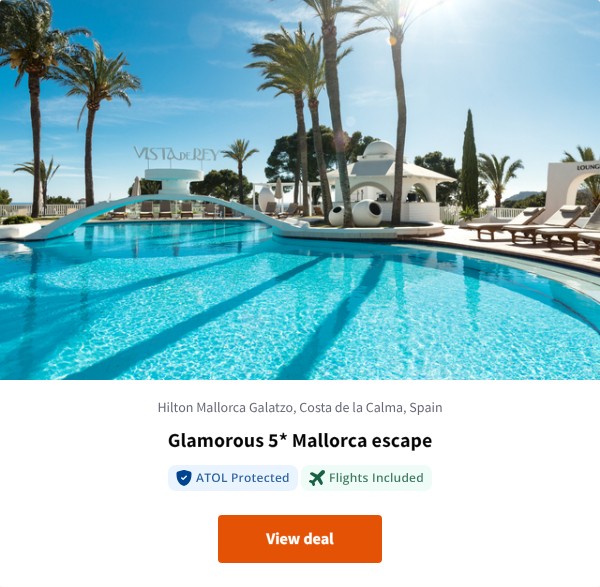 Glamorous 5* Mallorca escape