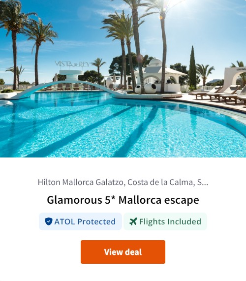 Glamorous 5* Mallorca escape