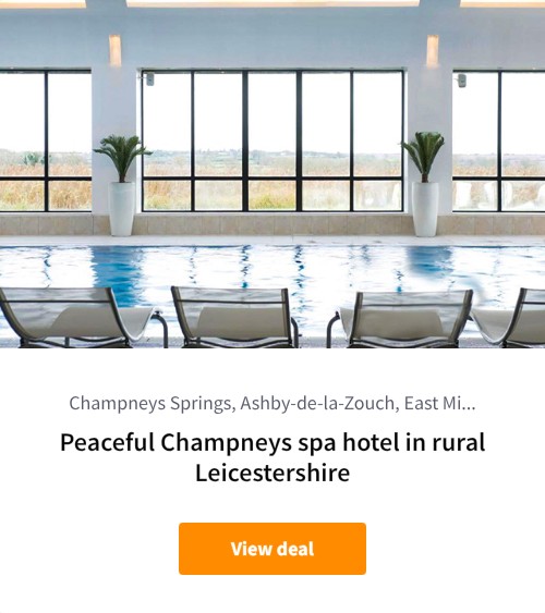 Peaceful spa hotel in rural Leicestershire