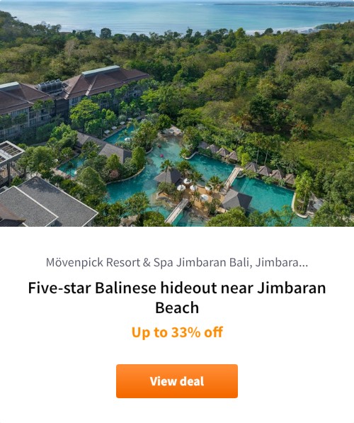 Five-star Balinese hideout near Jimbaran Beach