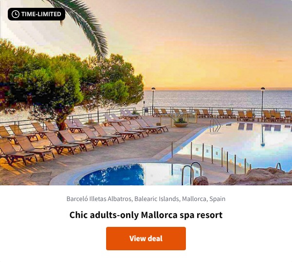 Chic adults-only Mallorca spa resort