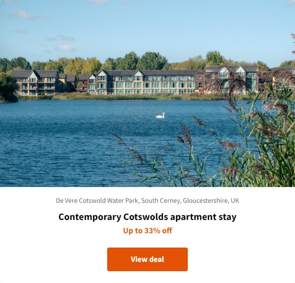 Contemporary Cotswolds apartment stay