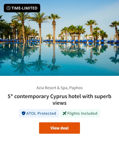 5* contemporary Cyprus hotel with superb views