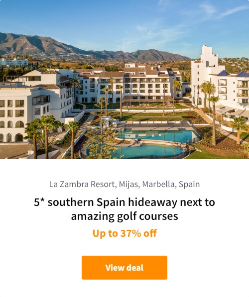 5* southern Spain hideaway next to amazing golf courses