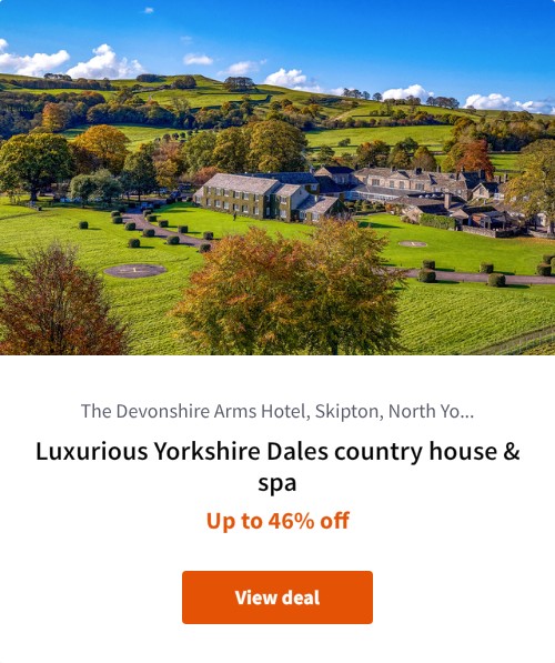 Luxurious Yorkshire Dales country house &amp; spa
