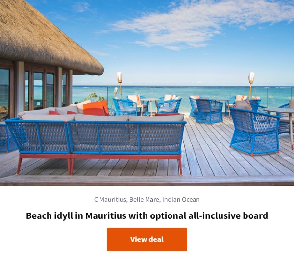 Beach idyll in Mauritius with optional all-inclusive board