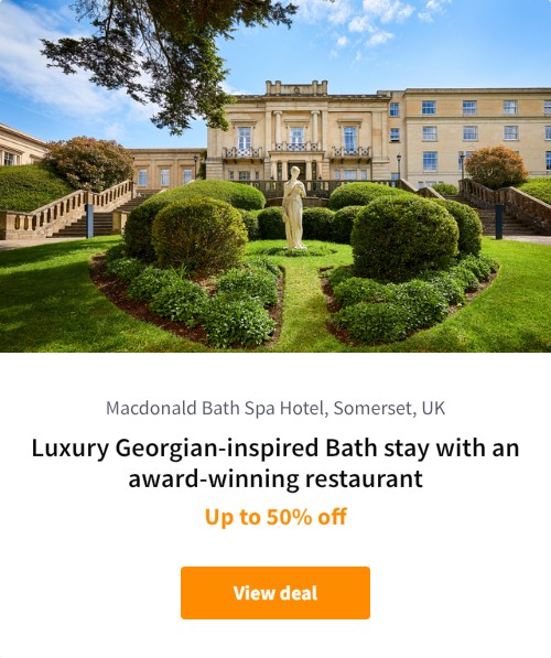 Luxury Georgian-inspired Bath stay with award-winning restaurant