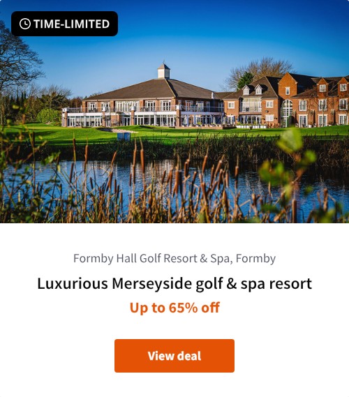 Luxurious Merseyside golf &amp; spa resort