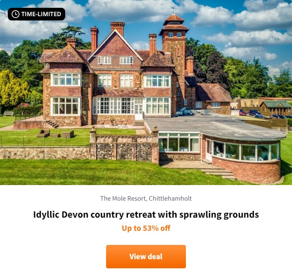 Idyllic Devon country retreat with sprawling grounds