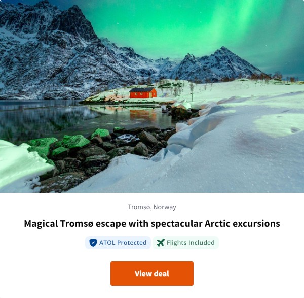 Magical Tromsø escape with spectacular Arctic excursions