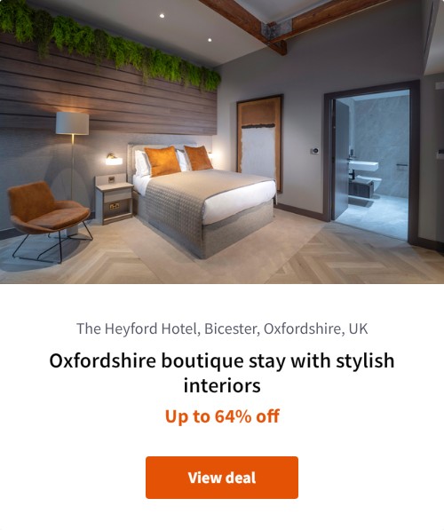 Oxfordshire boutique stay with stylish interiors