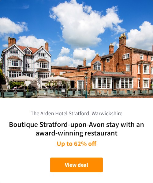 Boutique Stratford-upon-Avon stay with an award-winning restaurant
