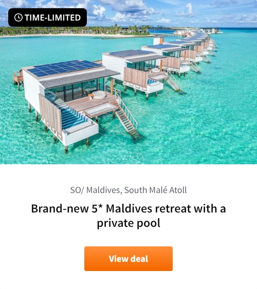 Brand-new 5* Maldives retreat with a private pool