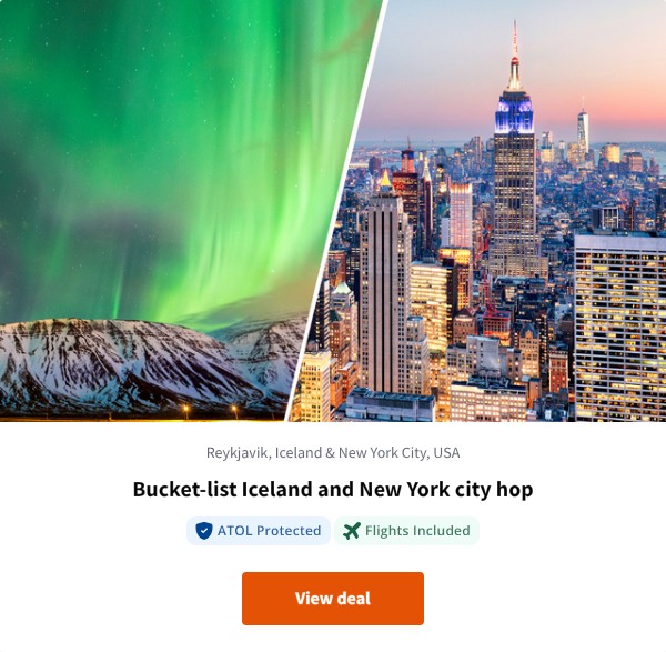 Bucket-list Iceland and New York city hop