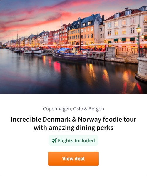 Incredible Denmark &amp; Norway foodie tour with amazing dining perks