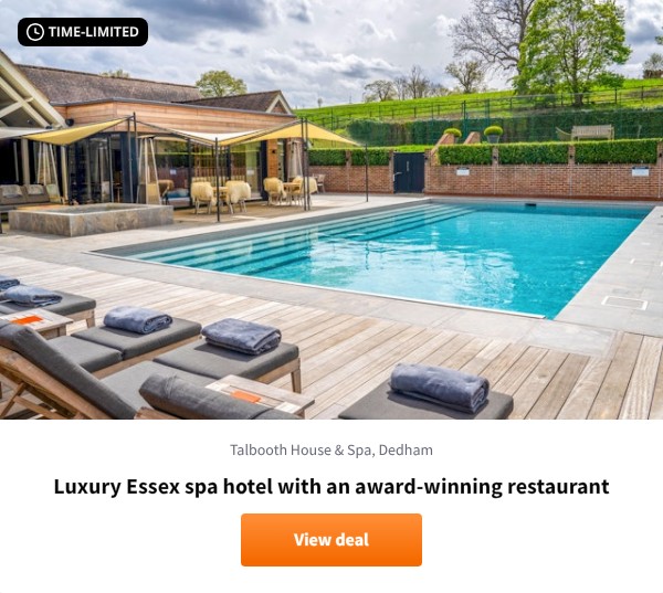 Luxury Essex spa hotel with an award-winning restaurant