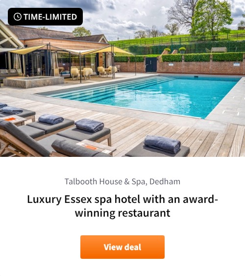 Luxury Essex spa hotel with an award-winning restaurant