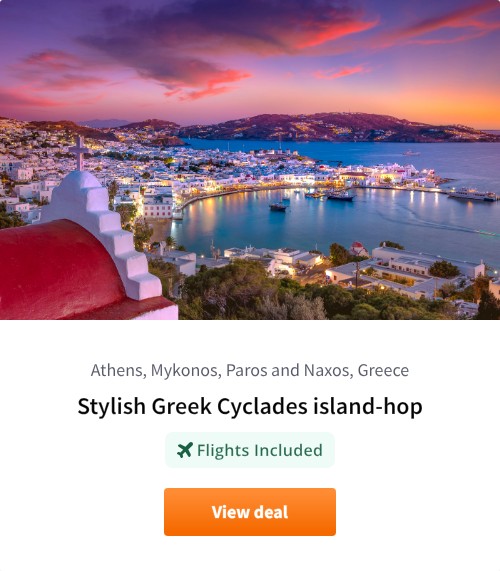 Stylish Greek Cyclades island-hop