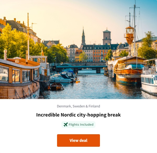 Incredible Nordic city-hopping break