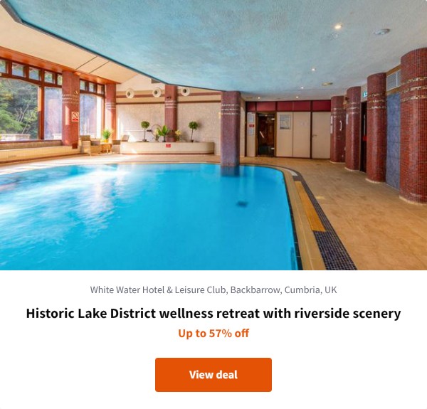 Historic Lake District wellness retreat with riverside scenery