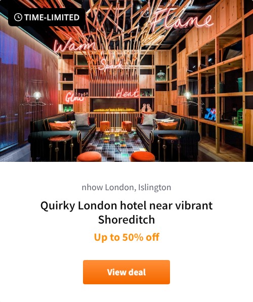 Quirky London hotel near vibrant Shoreditch