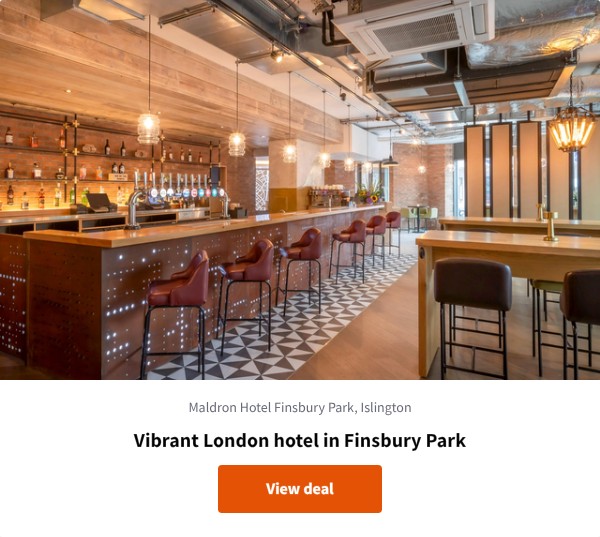 Vibrant London hotel in Finsbury Park