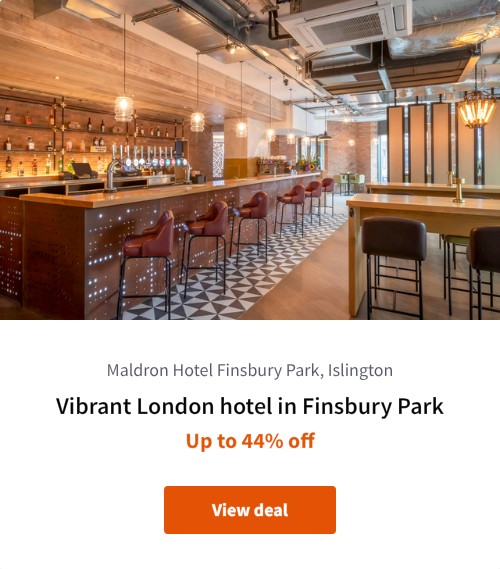 Vibrant London hotel in Finsbury Park