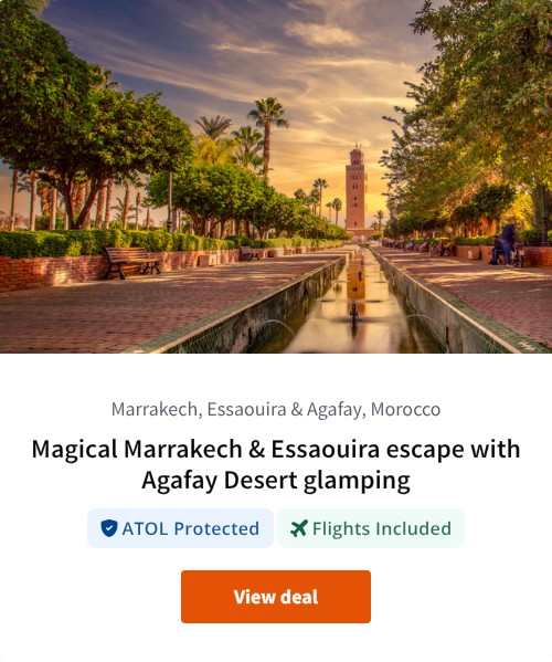 Magical Marrakech &amp; Essaouira escape with Agafay Desert glamping