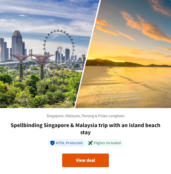Spellbinding Singapore &amp; Malaysia trip with an island beach stay
