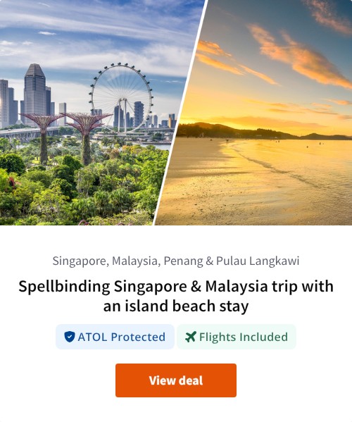 Spellbinding Singapore &amp; Malaysia trip with an island beach stay