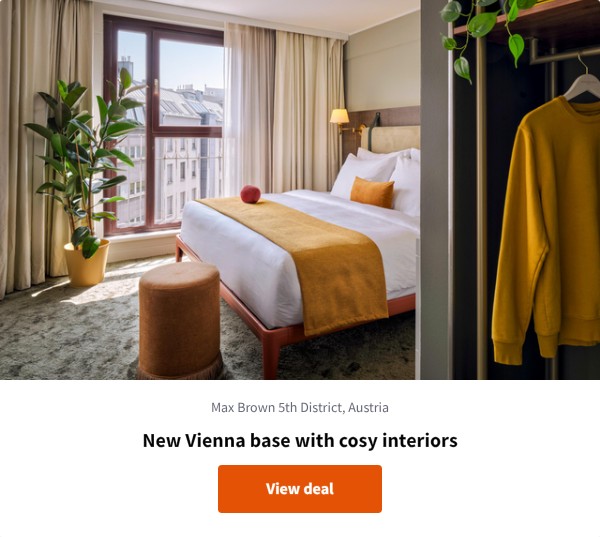 Brand-new Vienna base with cosy interiors