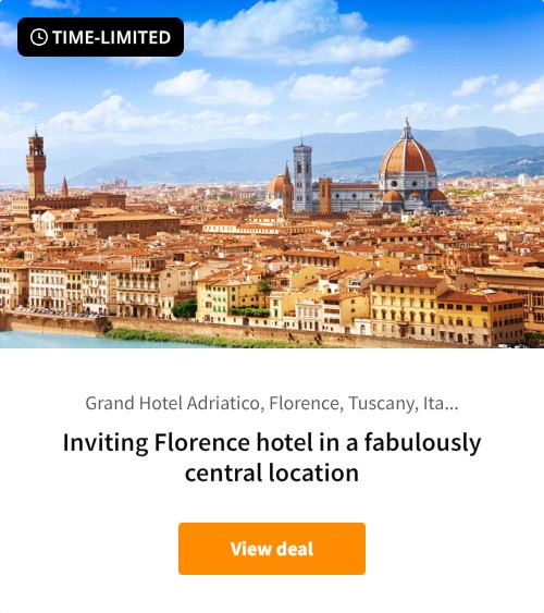 Enchanting Florence hotel &amp; spa in a fabulously central location