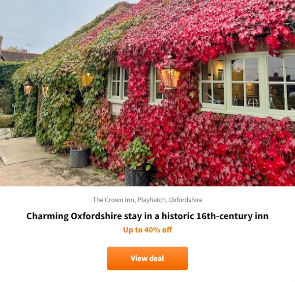 Charming Oxfordshire stay in a historic 16th-century inn