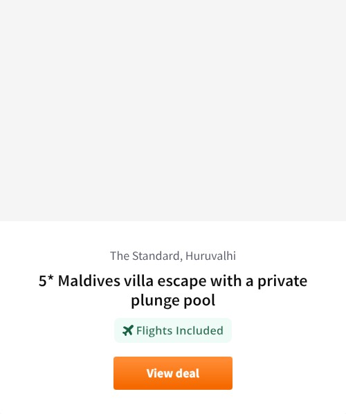5* Maldives villa escape with a private plunge pool
