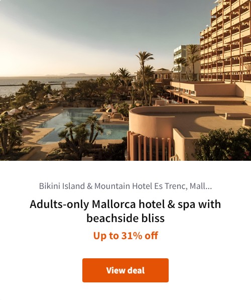 Adults-only Mallorca hotel &amp; spa with beachside bliss