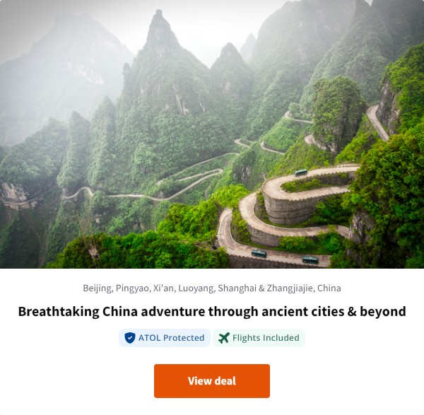 Breathtaking China adventure through ancient cities &amp; beyond