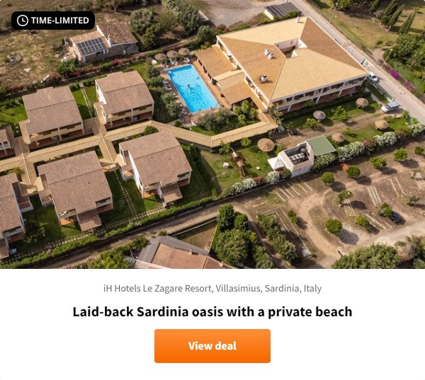 Laid-back Sardinia oasis with a private beach
