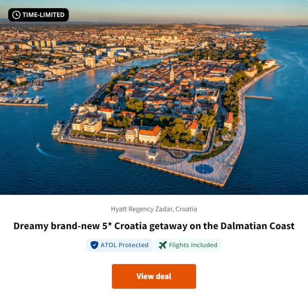 Dreamy brand-new 5* Croatia getaway on the Dalmatian Coast