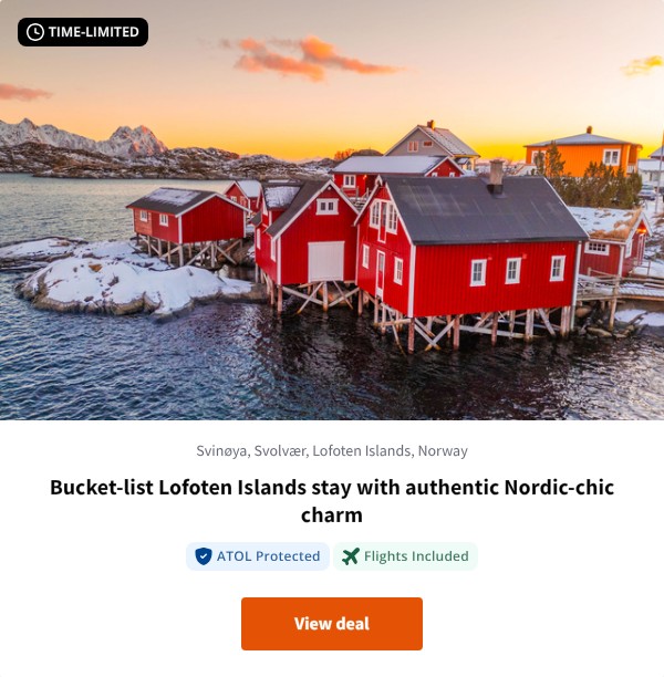 Bucket-list Lofoten Islands stay with authentic Nordic-chic charm