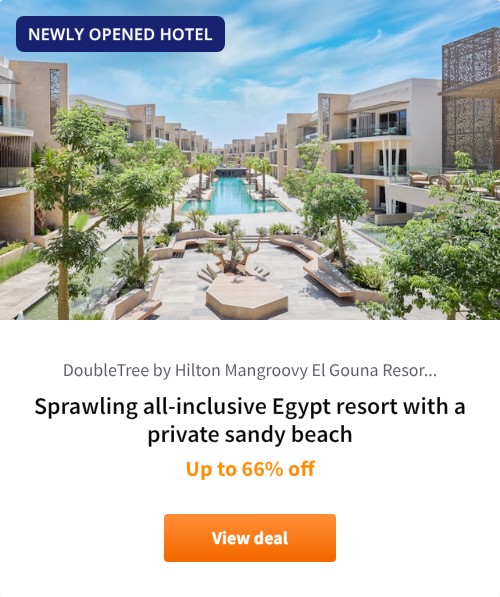 Sprawling all-inclusive Egypt resort with a private sandy beach