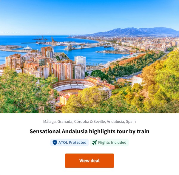 Sensational Andalusia highlights tour by train