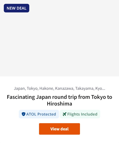 Fascinating Japan round trip from Tokyo to Hiroshima
