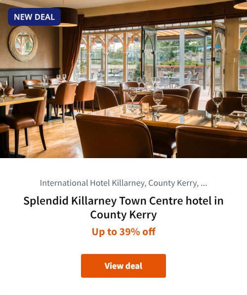 Splendid Killarney Town Centre hotel in County Kerry