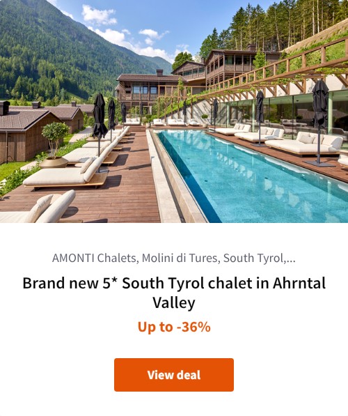 Brand new 5* South Tyrol chalet in Ahrntal Valley